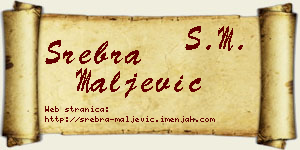 Srebra Maljević vizit kartica